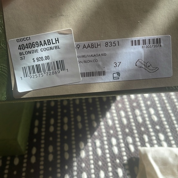 NWT GUCCI JORDAAN SUEDE LOAFER - Picture 11 of 12